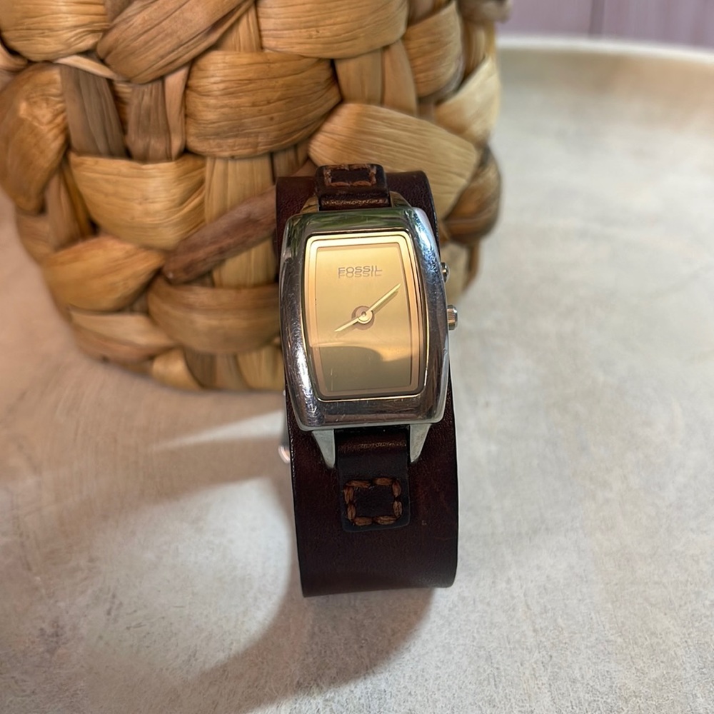 Fossil Leather Women’s Watch